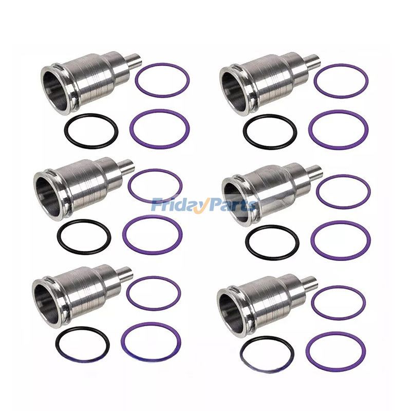 6 manguitos de inyector 21515329 para motor Volvo Penta D13 D16H TAD940VE TAD951VE para Motor,Marino