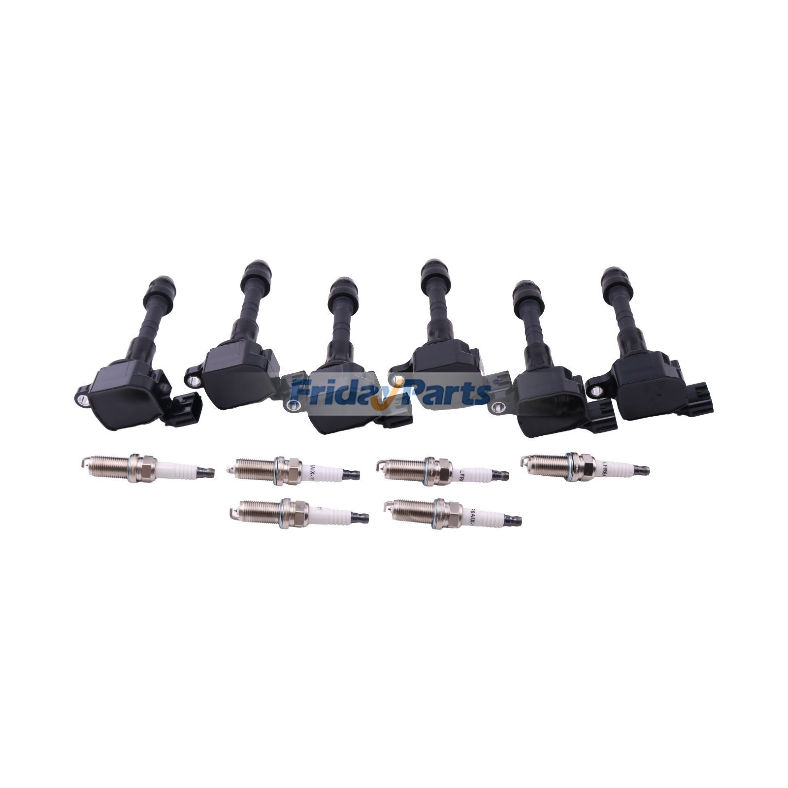 6 Pack Ignition Coil & Spark Plug UF349 for Nissan Frontier Pathfinder Infiniti QX4 I35 FX35 G35 V6 2001-2020