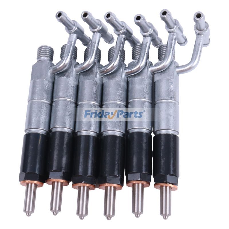 6 piezas de inyector de combustible 107-3648 106-8268 10R-7588 para motor Caterpillar CAT 3046 excavadora 315 315B