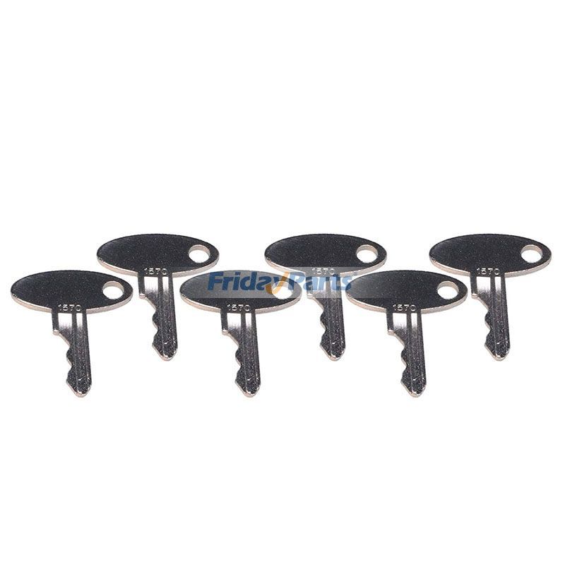 Schlüssel 1570 für Ford New Holland 1210 1300 1320 1520 1530 1620 1630 1715 1720 1725 1920 1925 2120 3415, 6 Stück