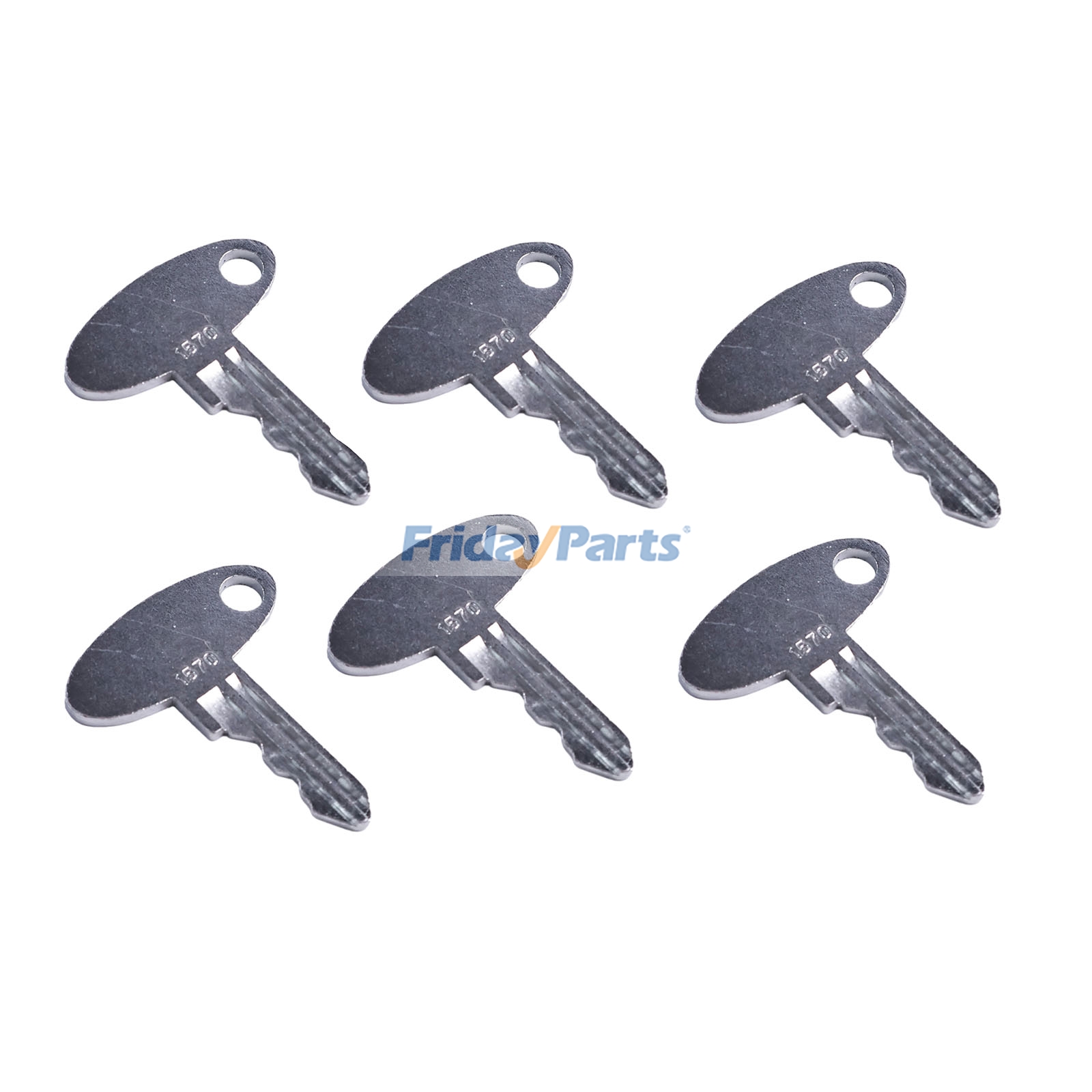 Schlüssel 1570 für Ford New Holland 1210 1300 1320 1520 1530 1620 1630 1715 1720 1725 1920 1925 2120 3415, 6 Stück