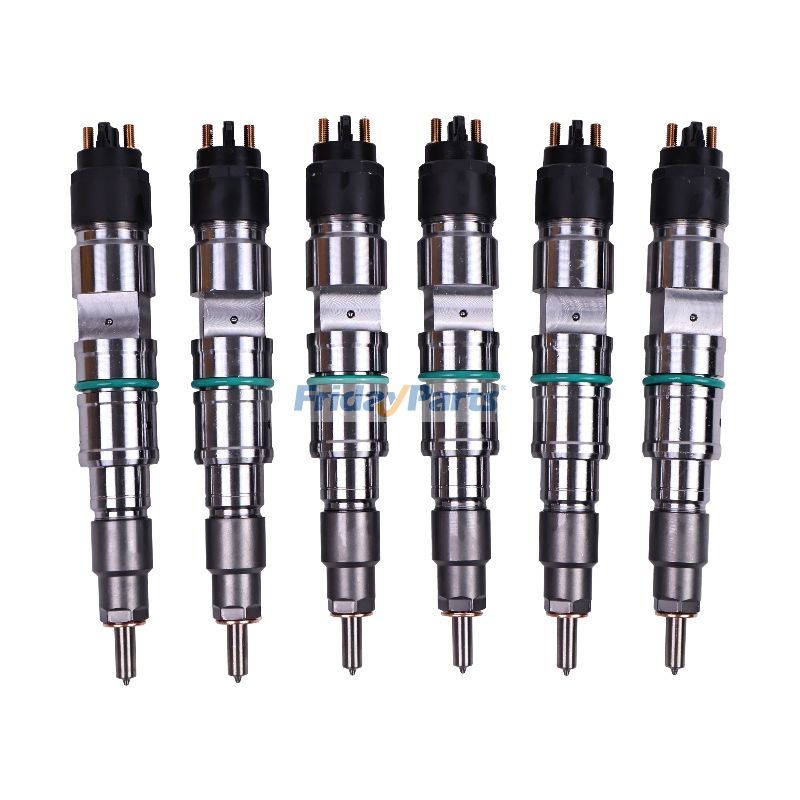 6 Pcs Bosch Fuel Injector 0445120145 65.10401-7005 for Doosan Daewoo Engine DL08 DL08S
