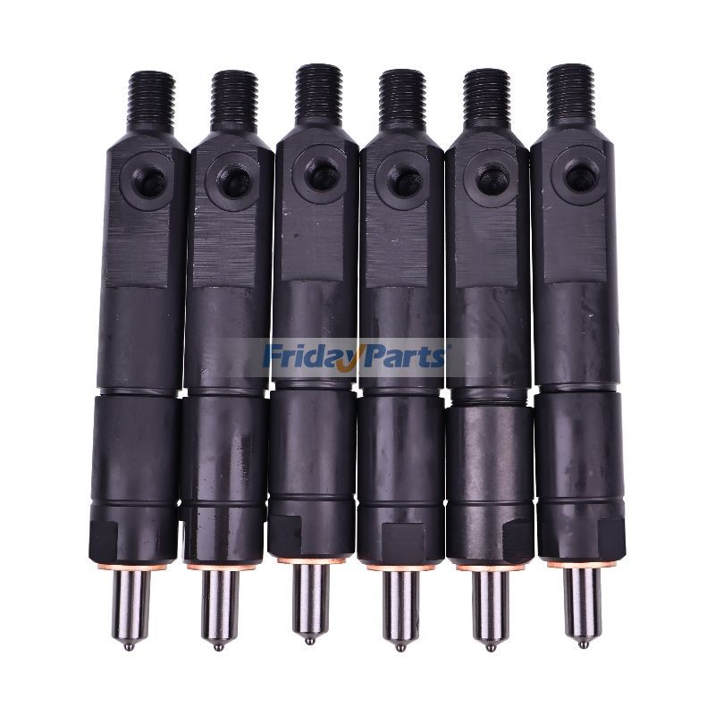 6Pcs Fuel Injector 2645A032 3637183M91 for Perkins Engine 1006-6 1006-6T Massey Ferguson Tractor 396 397 399 3085 3090 3095 3115 3315 4260 4265 4270 4455 6160 6170 6180
