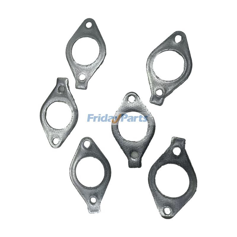 6 Pieces Exhaust Manifold Gasket 109-5313 for Caterpillar CAT Engine 3176B C-12 C-10 Excavator 345B 365B