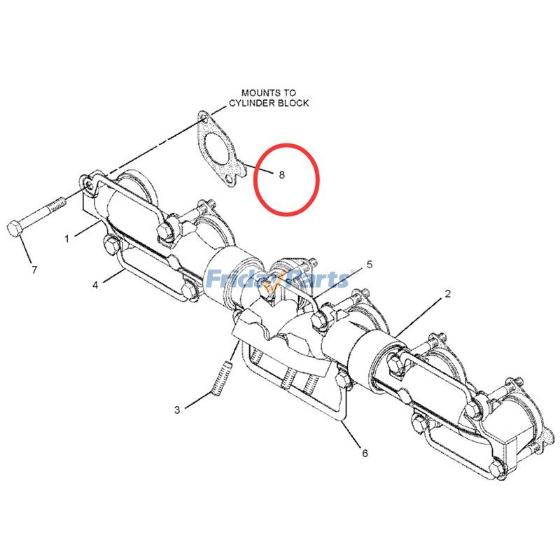 Joint de collecteur d'échappement de FridayParts