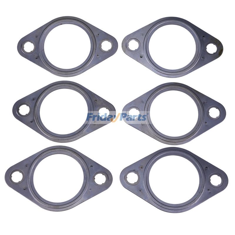 6 Pcs Exhaust Manifold Gaskets 3929012 for Cummins 6CT Engine