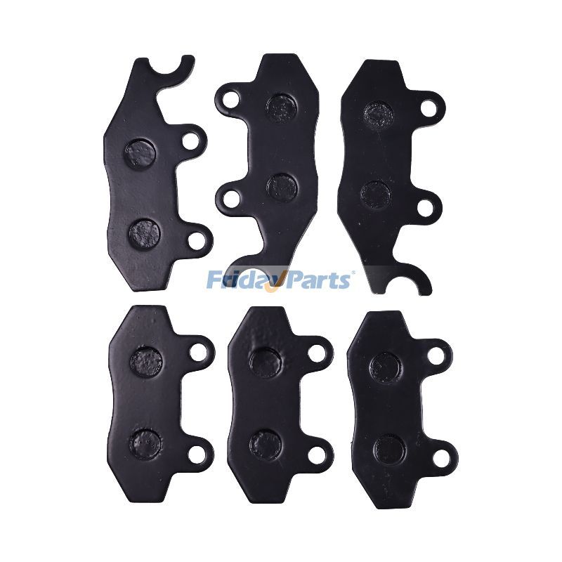 ATV/UTV フロント＆リアブレーキパッド 6個 ライノ 450 660 ラプター 700 700R