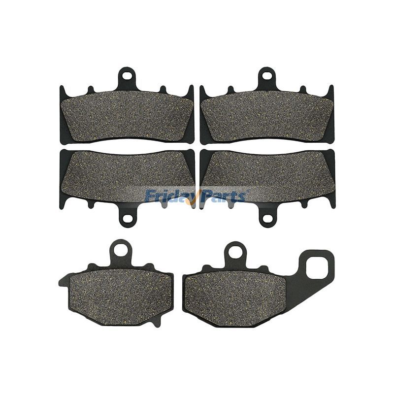 6個 フロント&リア ブレーキパッド FA192 FA188 カワサキ オートバイ ZX-6R 1998-2002 ZX-9R 1996-2001用