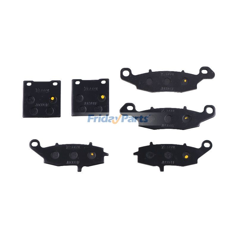 6 pastillas de freno delanteras y traseras FA231 FA229 FA63 para motocicleta Suzuki GSF600S GSX600F GSX750F SV650 de FridayParts