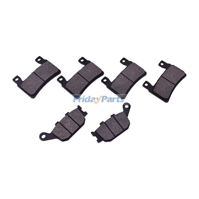 Motorcycle 6 Pcs Front Rear Brake Pad Sport 2001-2006