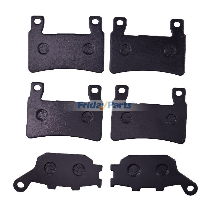 FridayParts 6 Pcs Front Rear Brake Pad Sport 2001-2006