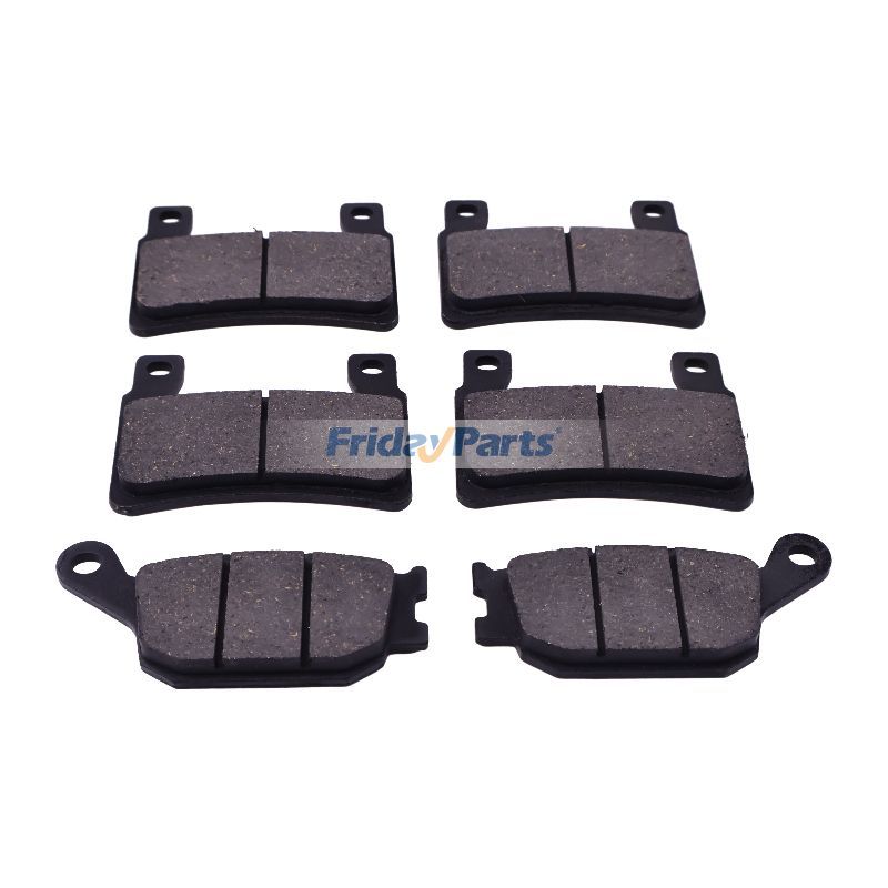 6 Pcs Front Rear Brake Pad Sport 2001-2006 for Motorcycle