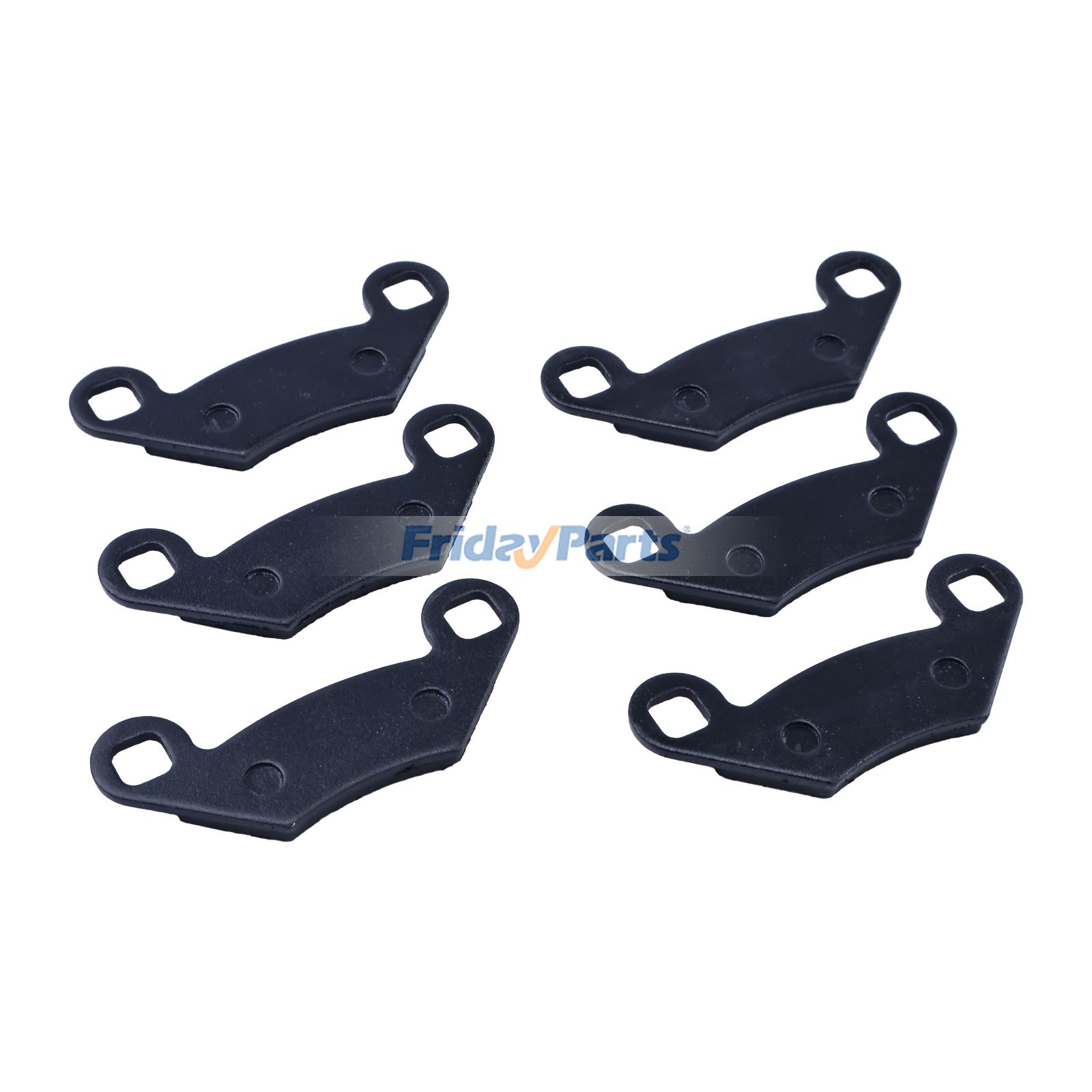 6個 フロント リア ブレーキ パッド FA159 FA232 Polaris ATV Xplorer 400L Sportsman 500 Big Boss 250用