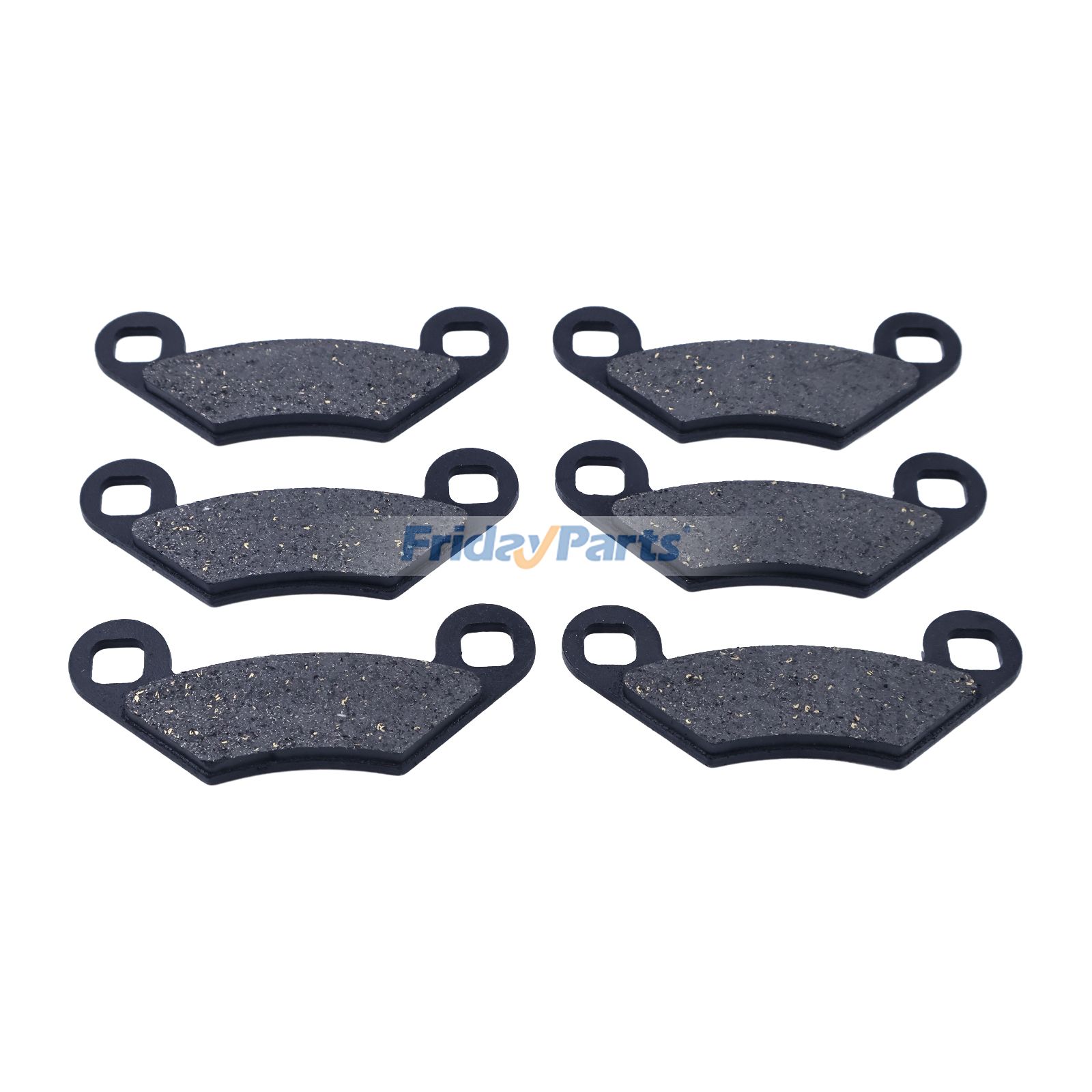 Polaris用フロントリアブレーキパッド6個