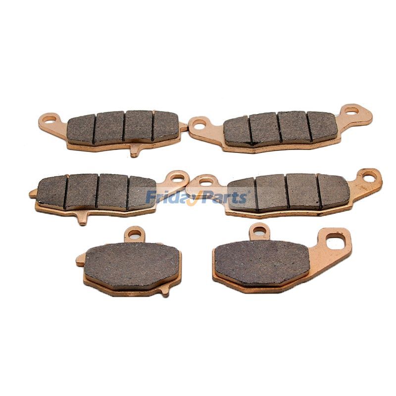 6個 フロント&リア 焼結ブレーキパッド FA229 FA231 FA192 カワサキ バイク EX650 Ninja 650R Z750 ER-6N用