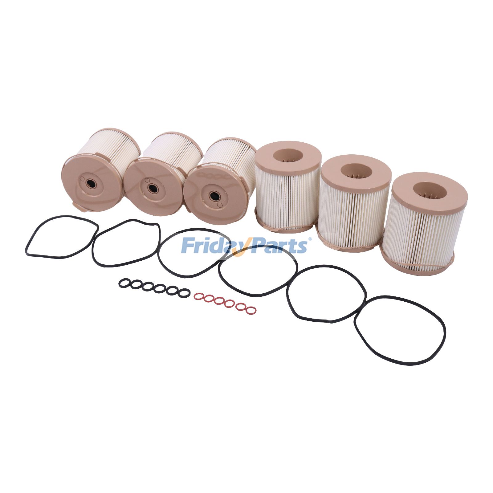 6 Pcs 30 Micron Fuel Filter Water Separator P552044 - Replaces Donaldson