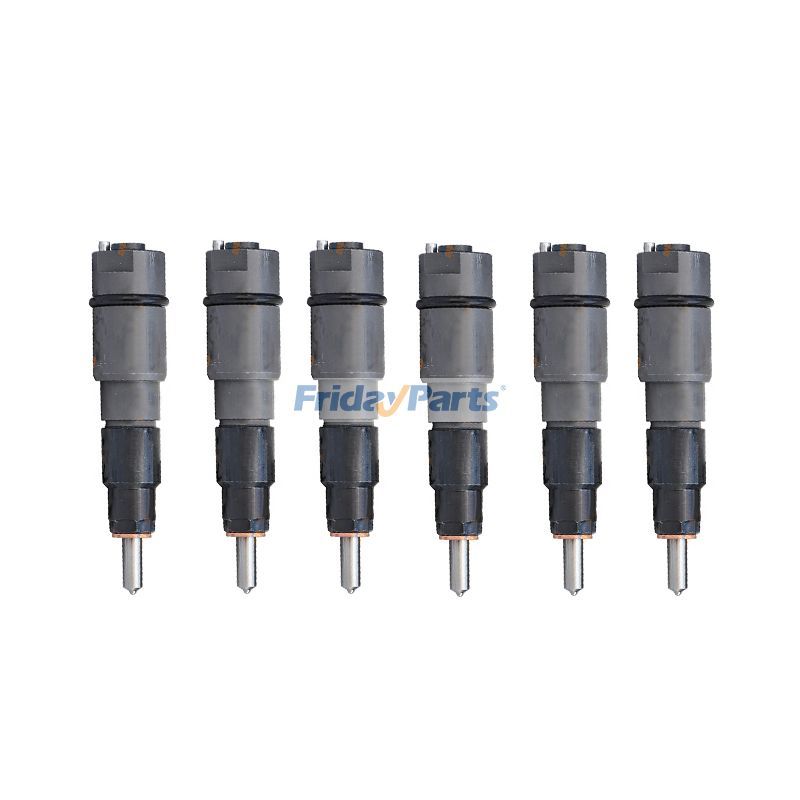 6 Pcs Fuel Injector 0432191347 A0050174621 for Mercedes-Benz Engine OM541 OM457 Truck Actros MP2 MP3