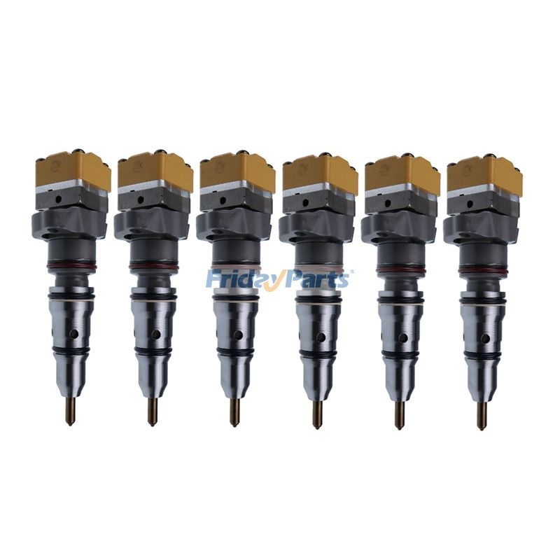 6 Pcs Fuel Injector 10R-0781 198-6605 for Caterpillar CAT Engine 3126B ...