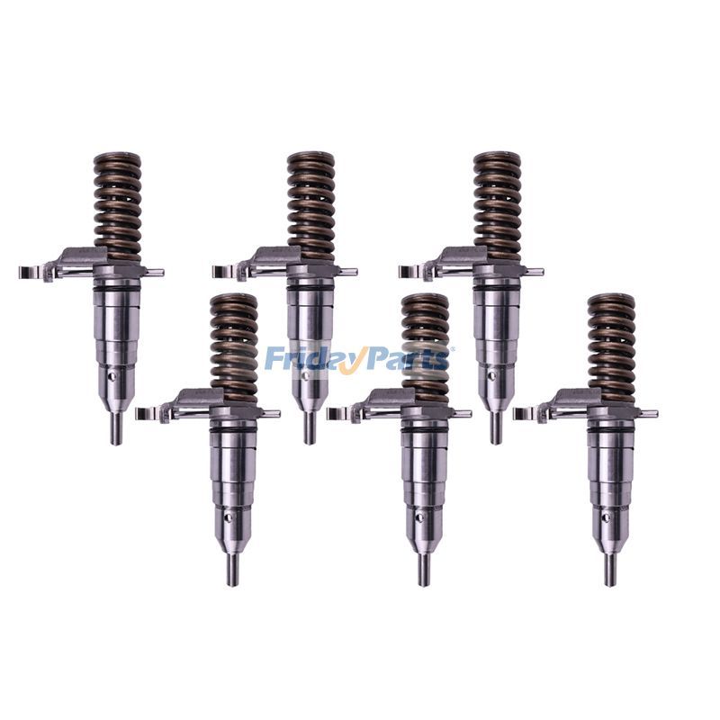 6 Stück Kraftstoffinjektoren 127-8209 0R-8483 für Caterpillar CAT Motor 3116 Lader 918F 928F 935B