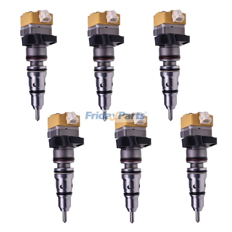 6 Pcs Fuel Injector 177-4752 for Caterpillar CAT Engine 3126B 3126E Loader 953C 963C