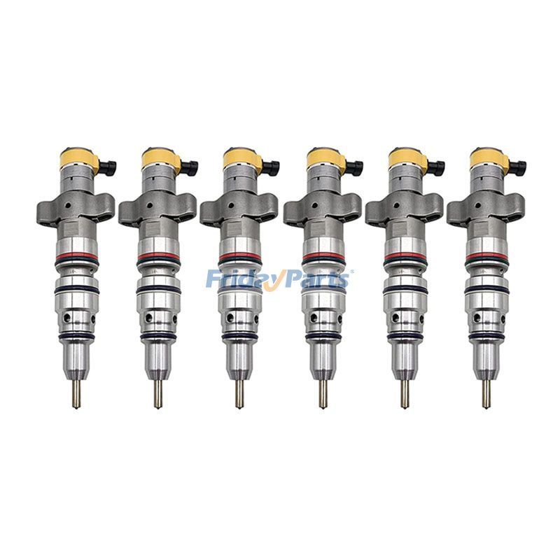 6 Pcs Fuel Injector 235-5261 for Caterpillar CAT Engine C7 C9 Excavator 324D 325D 329D 330D 336D