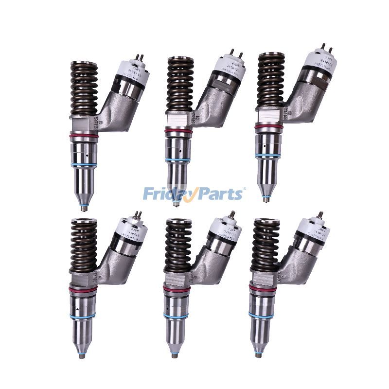 6 Pcs Fuel Injector 249-0713 for Caterpillar CAT Engine C11 C13 Excavator 345C 345C L 345D 345D L 349D