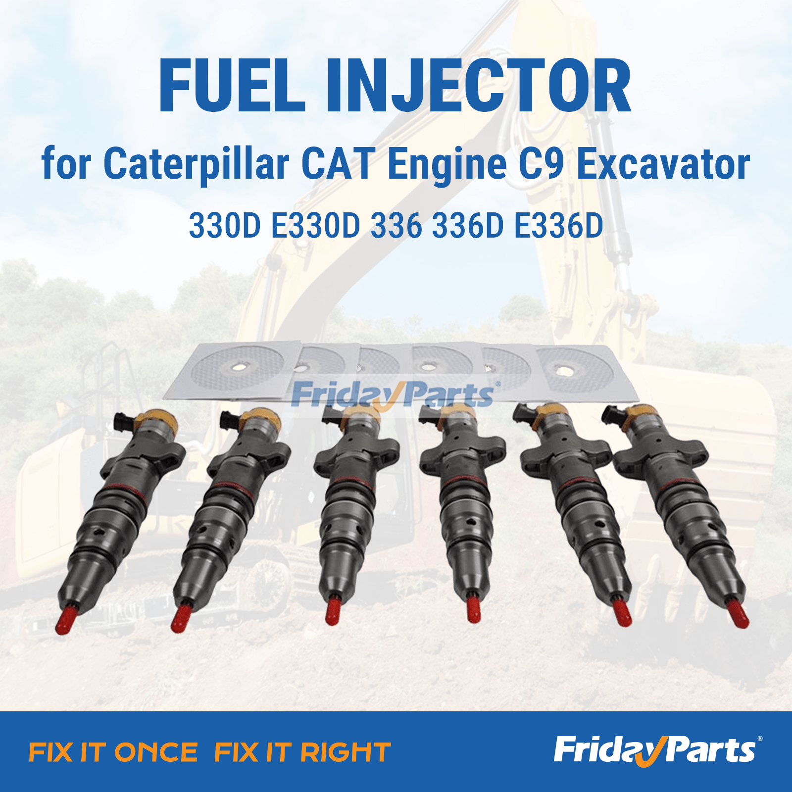 Einspritzdüsensäule CATfür Motor,Bagger