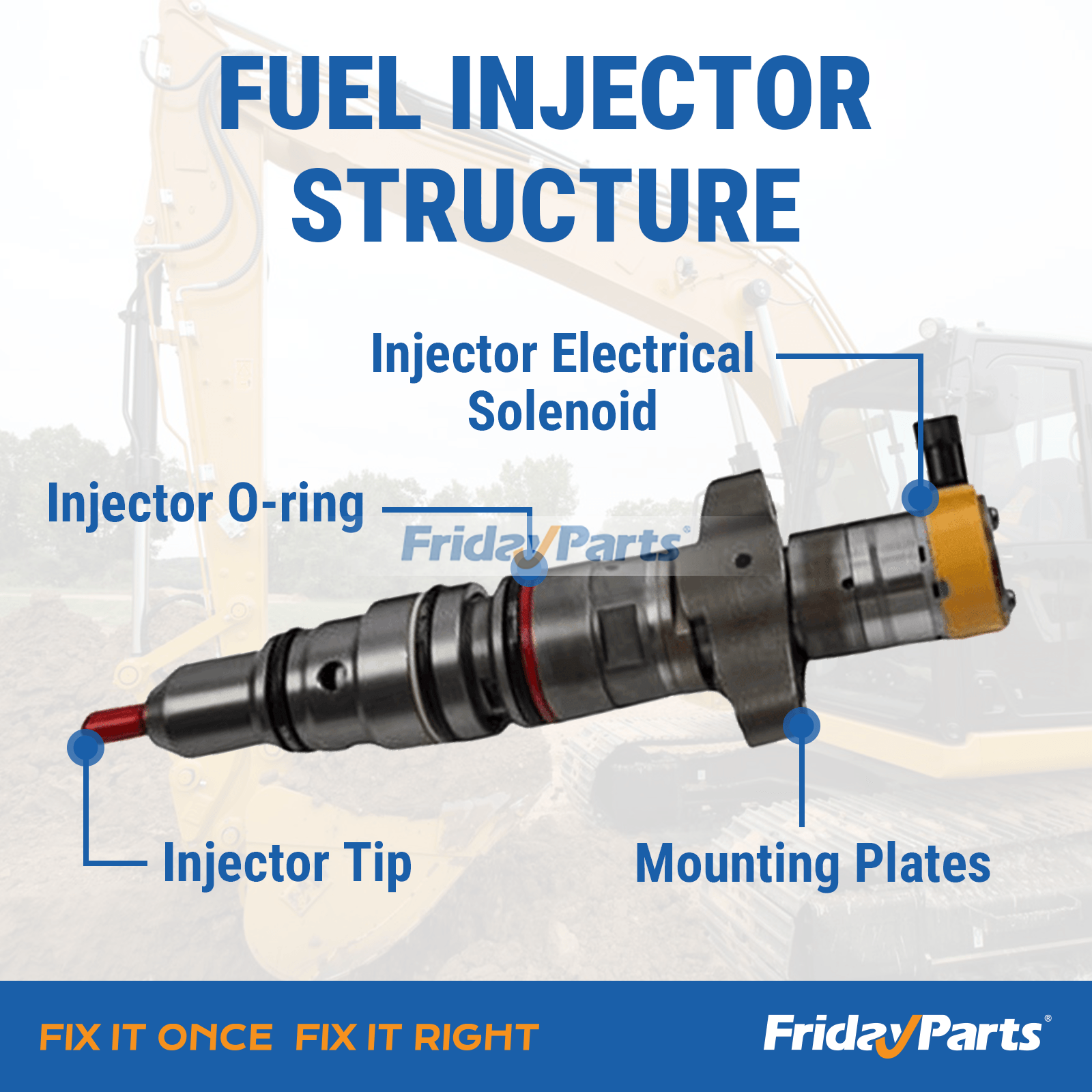 Einspritzventil 254-4339 für Caterpillar CAT-Motor C9 Bagger 330D E330D 336 336D E336Dfür Für CAT