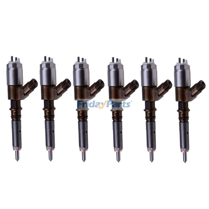 6 Pcs Fuel Injector 2645A753 2645A752 for Perkins Engine 1106D-E66TA