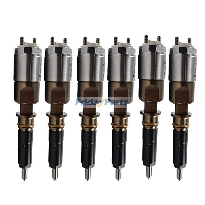 Power Injector Rtn 320 6 Pcs Fuel Injector 320-0690 for Caterpillar CAT Engine C6.6 Loader ...