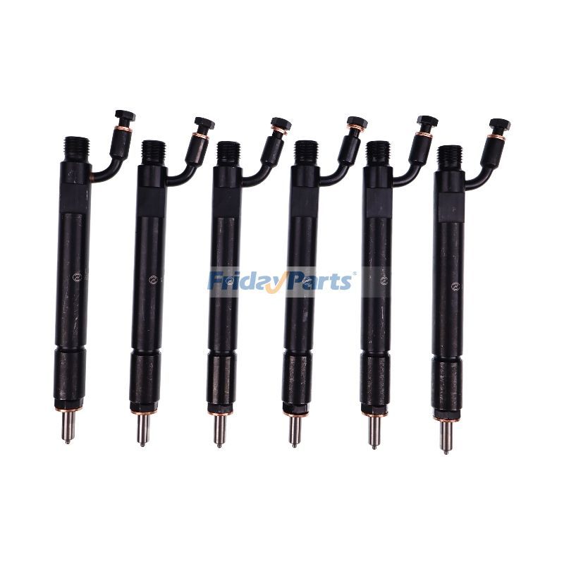 6 PCS Fuel Injector 3931735 0432191531 for Cummins Engine 6CT 8.3 CASE 2388 Magnum 255