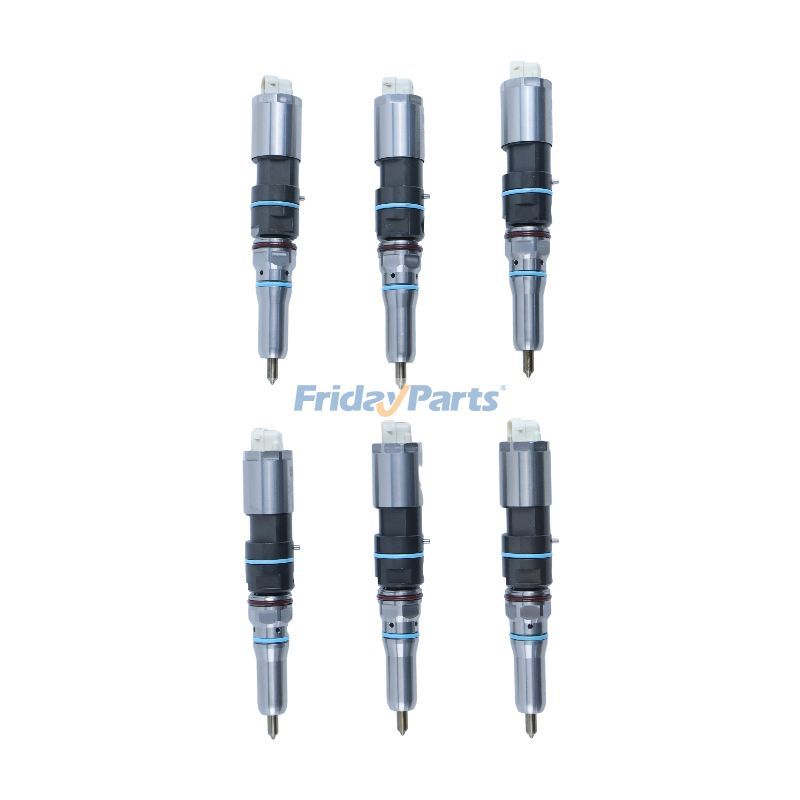 6 Stück Kraftstoffinjektor 460-8213 20R-5077 für Caterpillar CAT Motor C9 C9.3 Radlader 966L 966M 972L 972M