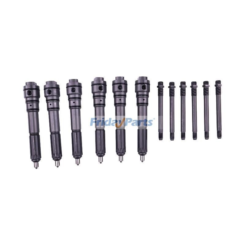 6 Stücke Kraftstoffeinspritzventil 6211-12-3100 für Komatsu Motor S6D140E-2