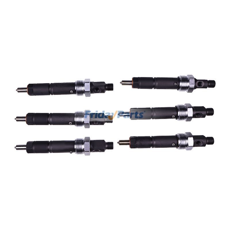Excavator 6 Pcs Fuel Injector Daewoo