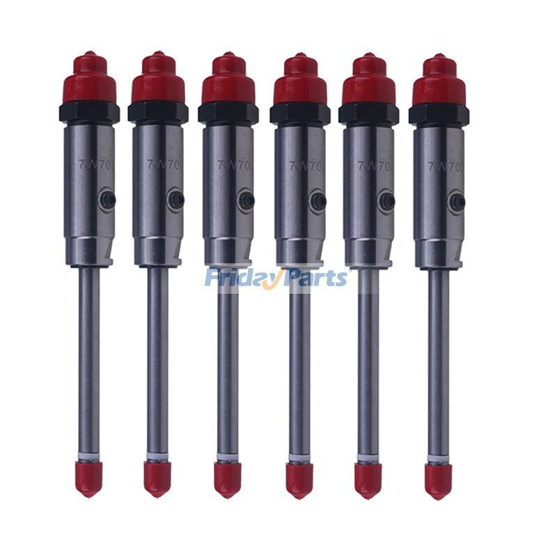 6 Pieces Fuel Injector 7W-7026 0R-3423 for Caterpillar CAT Engine 3406B 3406C 3408 3408E 3412 3412C Tractor D9R D9 GC