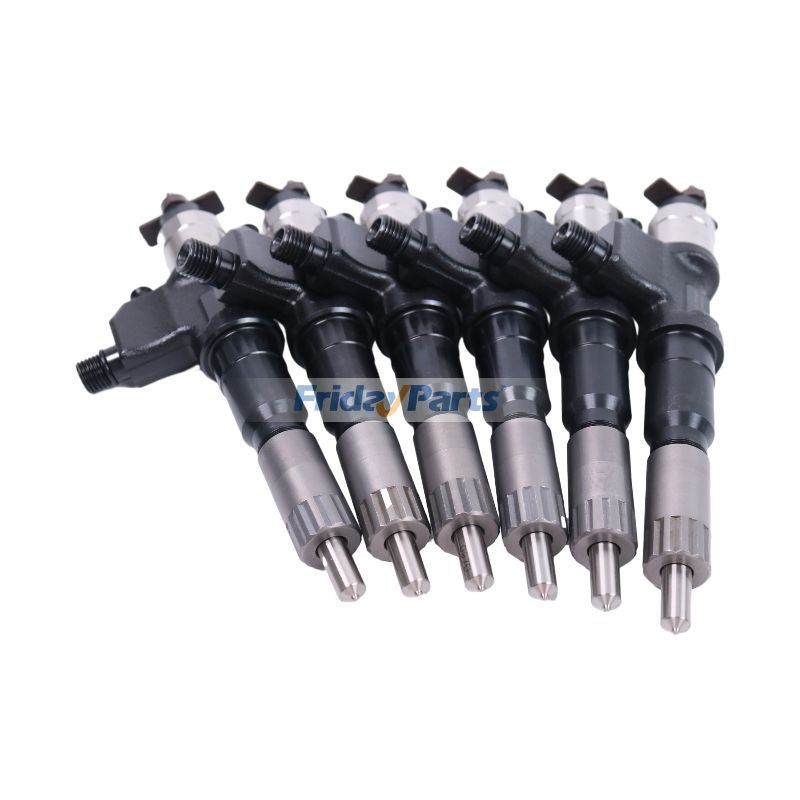 6 Stück Einspritzdüsen 8981675562 für Isuzu Motor 6WG1 6WG1-XYSA01 John Deere Bagger 450DLC