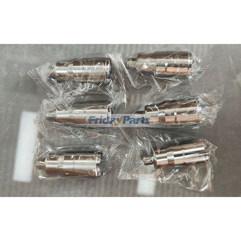 6 Stück Einspritzdüsenhülse 65.03205-0006B für Komatsu Doosan Daewoo Motor DL06 DL08 Bagger DX140LC DX160LC-3 DX180LC