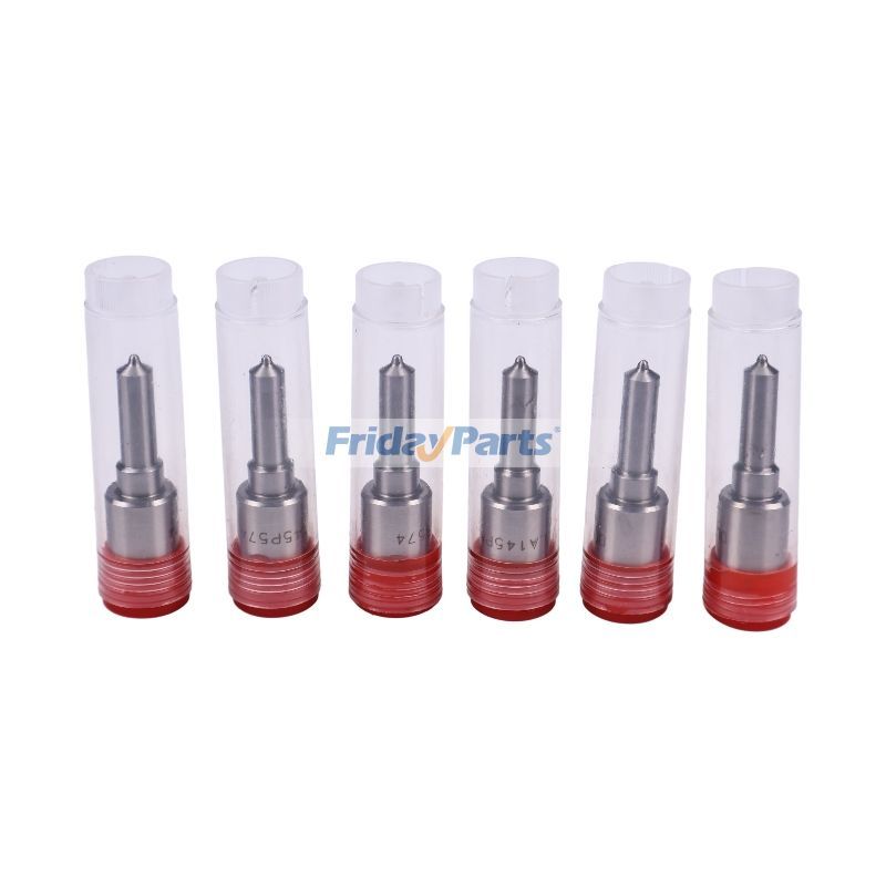 Excavator 6 Pcs Fuel Injector Nozzle 5.9L Hyundai