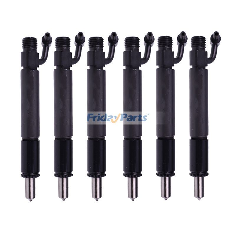 6 PCS Fuel Injector With Nozzle 688840C91 749763C91 for Navistar Engine DT466