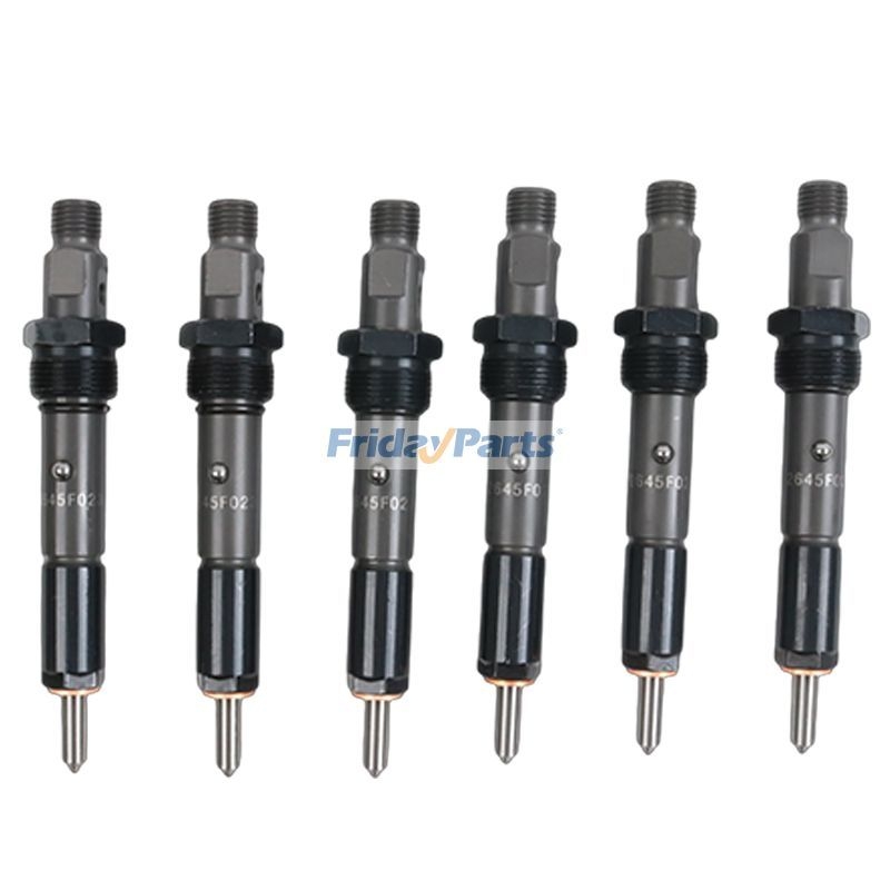 Perx Injector 6 PCS Fuel Injectors 2645F023 for Perkins Engine 1006-60TW