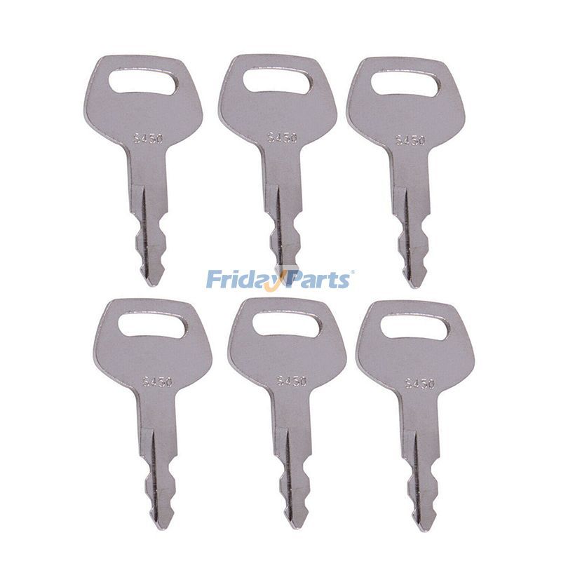 5 Chiavi Avviamento S450 Per Escavatori Case IH, Linkbelt, JCB, Sumitomo - Ricambio 91069
