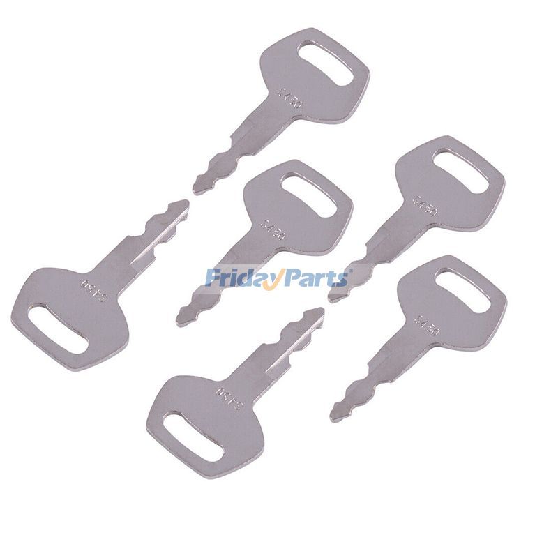 6 clés de contact pour engins lourdspour Pelle