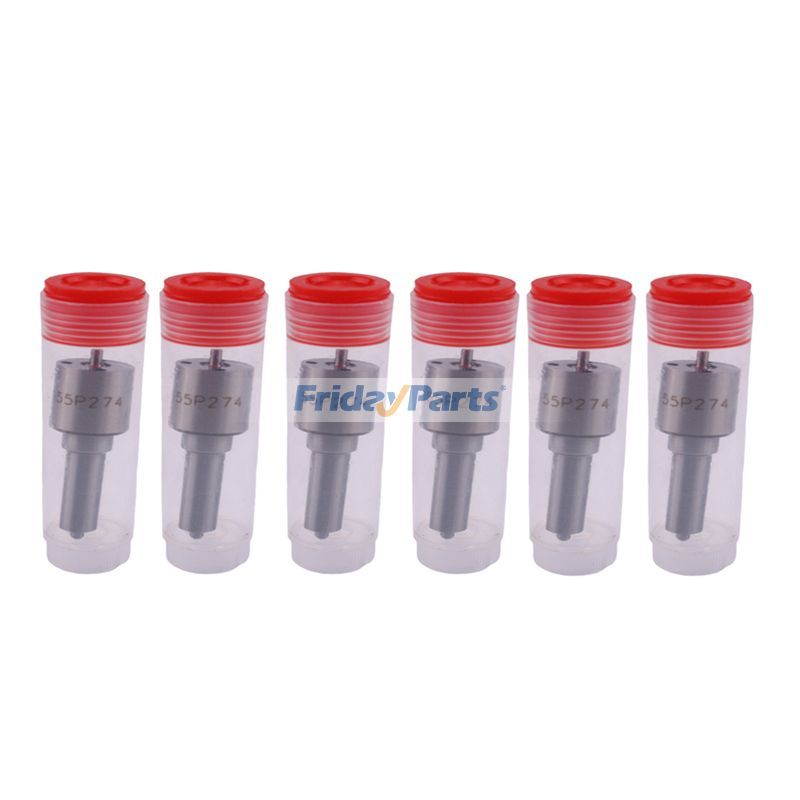 6 Pcs Injector Nozzle 0433171206 DLLA155P274 1290177H1 for Cummins Engine 4BT 6BT 6BTA