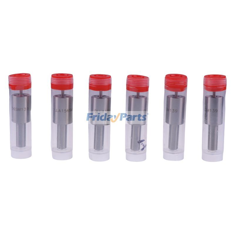 6 Pcs Injector Nozzle 65.10102-6054 for Komatsu Doosan Daewoo Engine DB58TC Excavator DH220LC-V