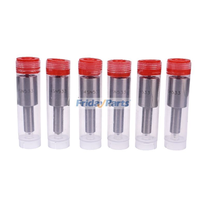 6 Stücke Injektordüse ME705429 105015-5330 für Mitsubishi Motor 6D22T 6D22 Kato Bagger HD1250