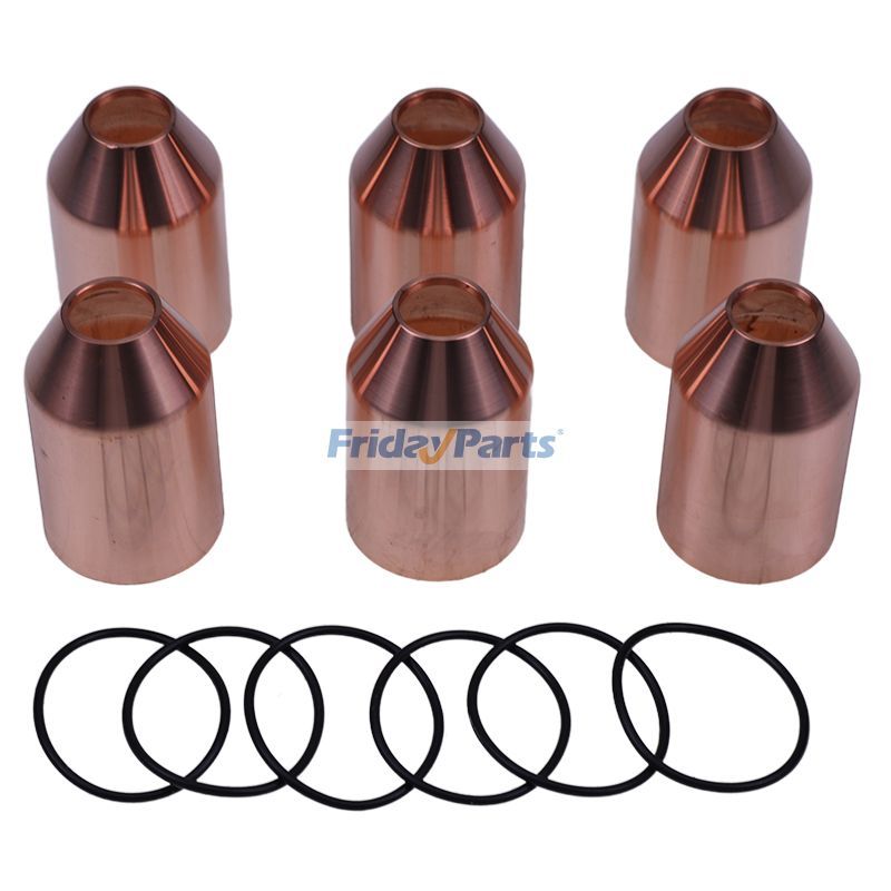 Lot de 6 manchons d'injecteur 3011934 pour tracteur CASE 9150 9170 9180 Steiger