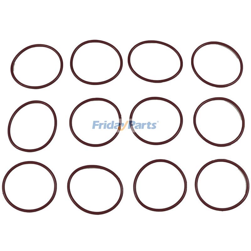 Lot de 6 manchons d'injecteur avec joint torique 229-1490 pour moteur Caterpillar CAT C-9 Excavator 330C 330CL 330CMHpourPour CAT