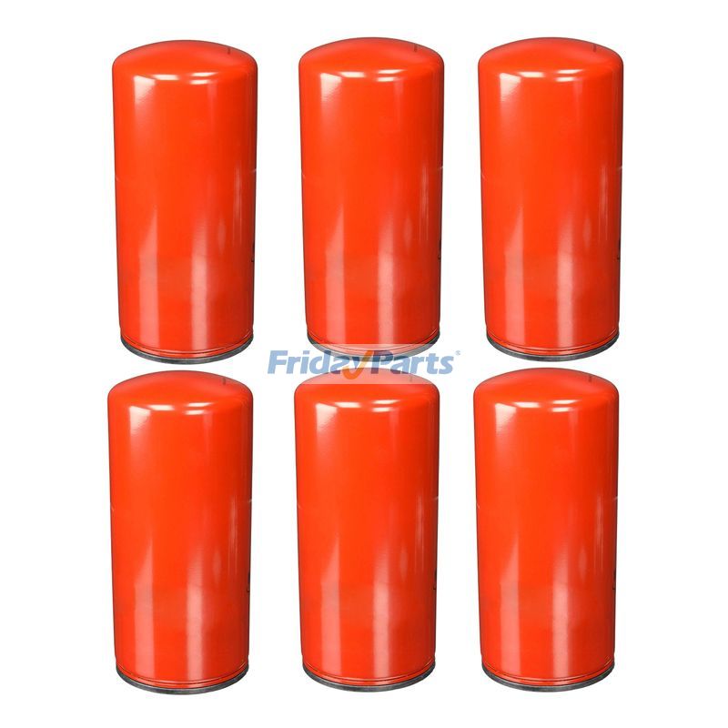 6 Pieces Oil Filter 3401544 LF9009 P553000 for Cummins Engine 4B3.9 6B5.9 B4.5 ISB6.7 ISL8.9 QSC8.3 QSL9 N14 Hyundai Excavator Loader Forklift