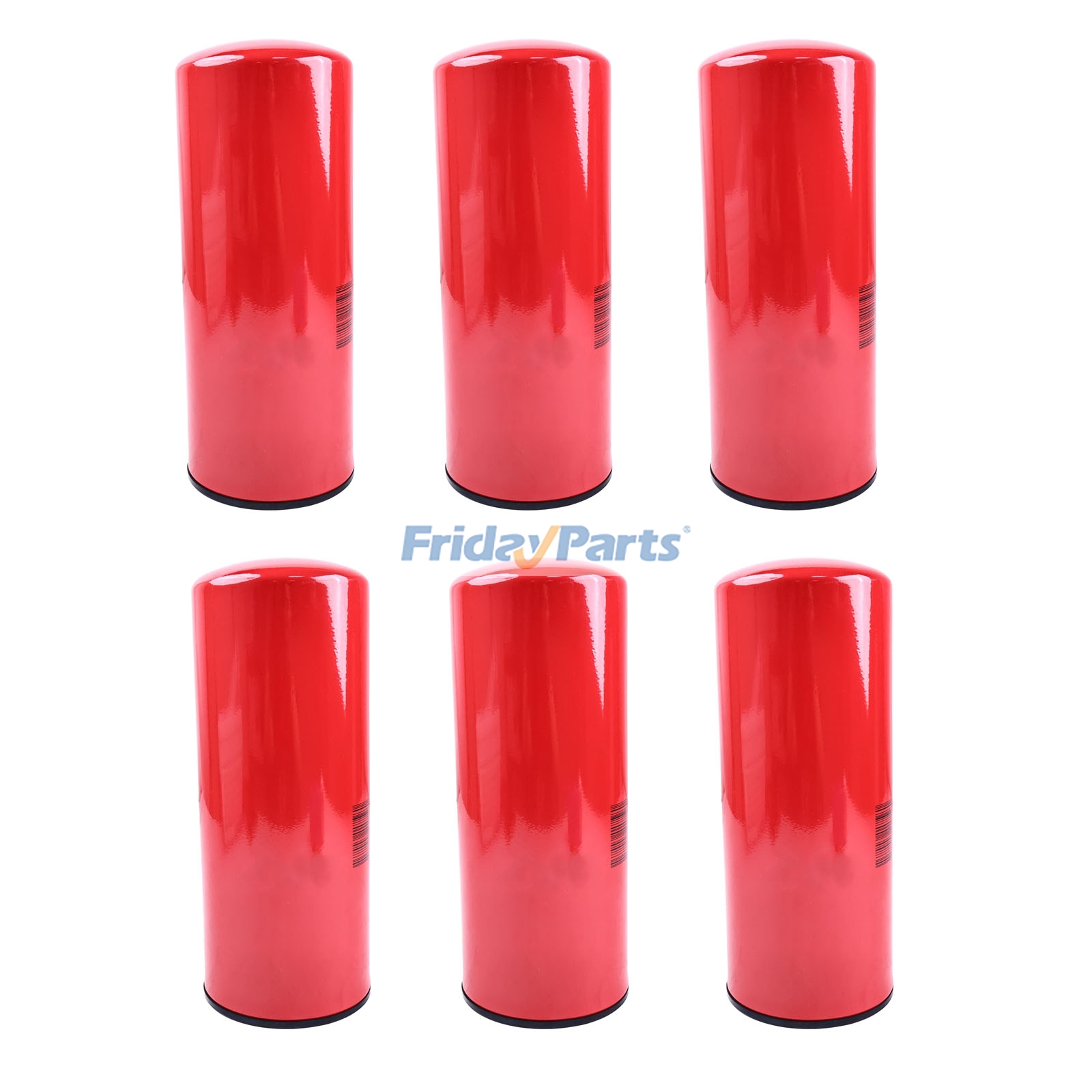 6 Pieces Oil Filter 3401544 LF9009 P553000 for Cummins Engine 4B3.9 6B5.9 B4.5 ISB6.7 ISL8.9 QSC8.3 QSL9 N14 Hyundai Excavator Loader Forklift