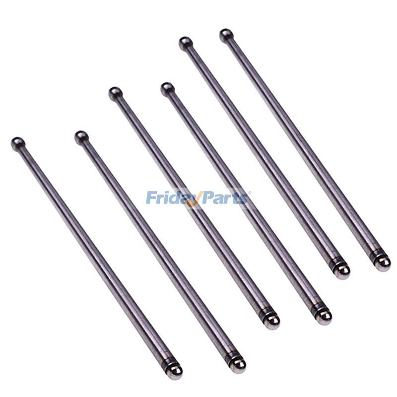 6 Pcs Push Rod VI1125750360 for New Holland Excavator E115SR E130 E135SR E135SRLC E200SR E200SRLC EH130